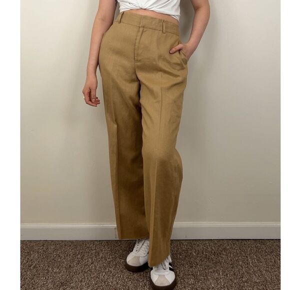 Vintage Lauren Ralph Lauren Classic Tan Line Trousers Pants - Picture 2 of 8